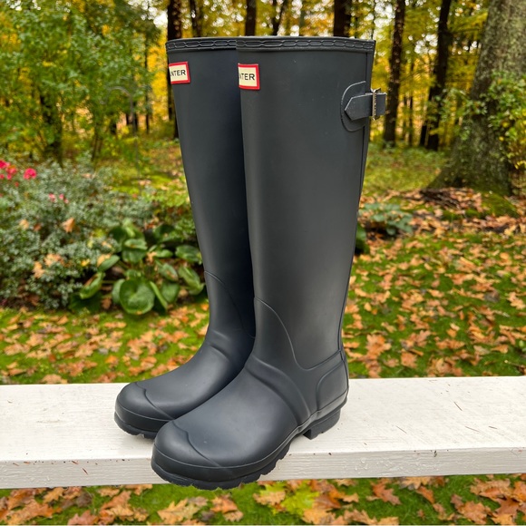 Hunter Adjustable Back Tall Boot Size 5 - Picture 2 of 14